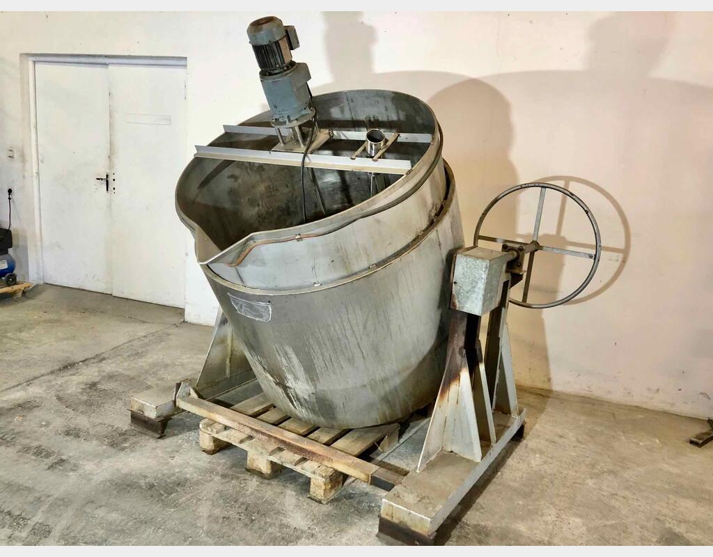 Cuve inox - Marmitte vapeur 500 litres