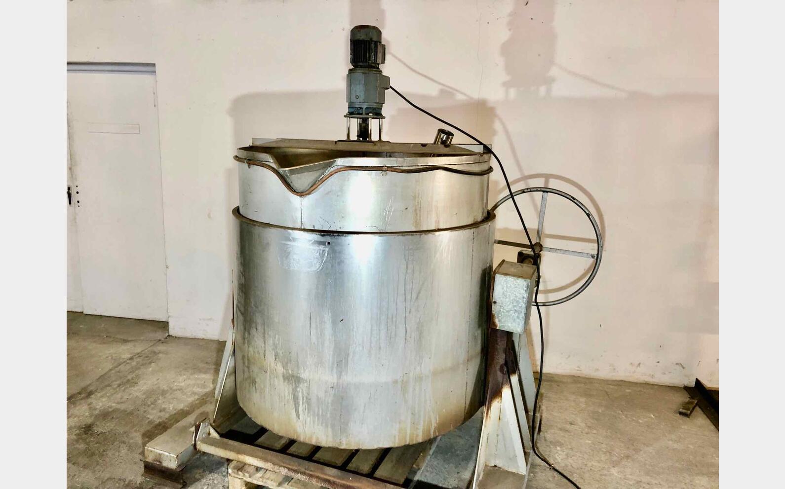 Stainless steel bowl - Marmitte vapeur 500 liters