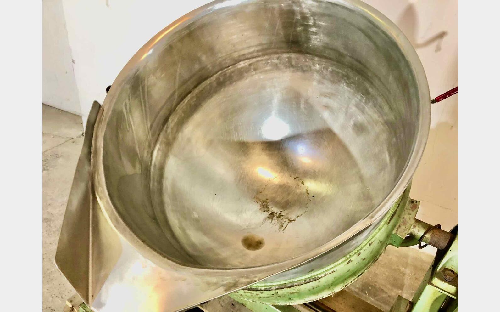 Stainless steel bowl / basin - Tilting  160 liters OLIER INGENIERIE