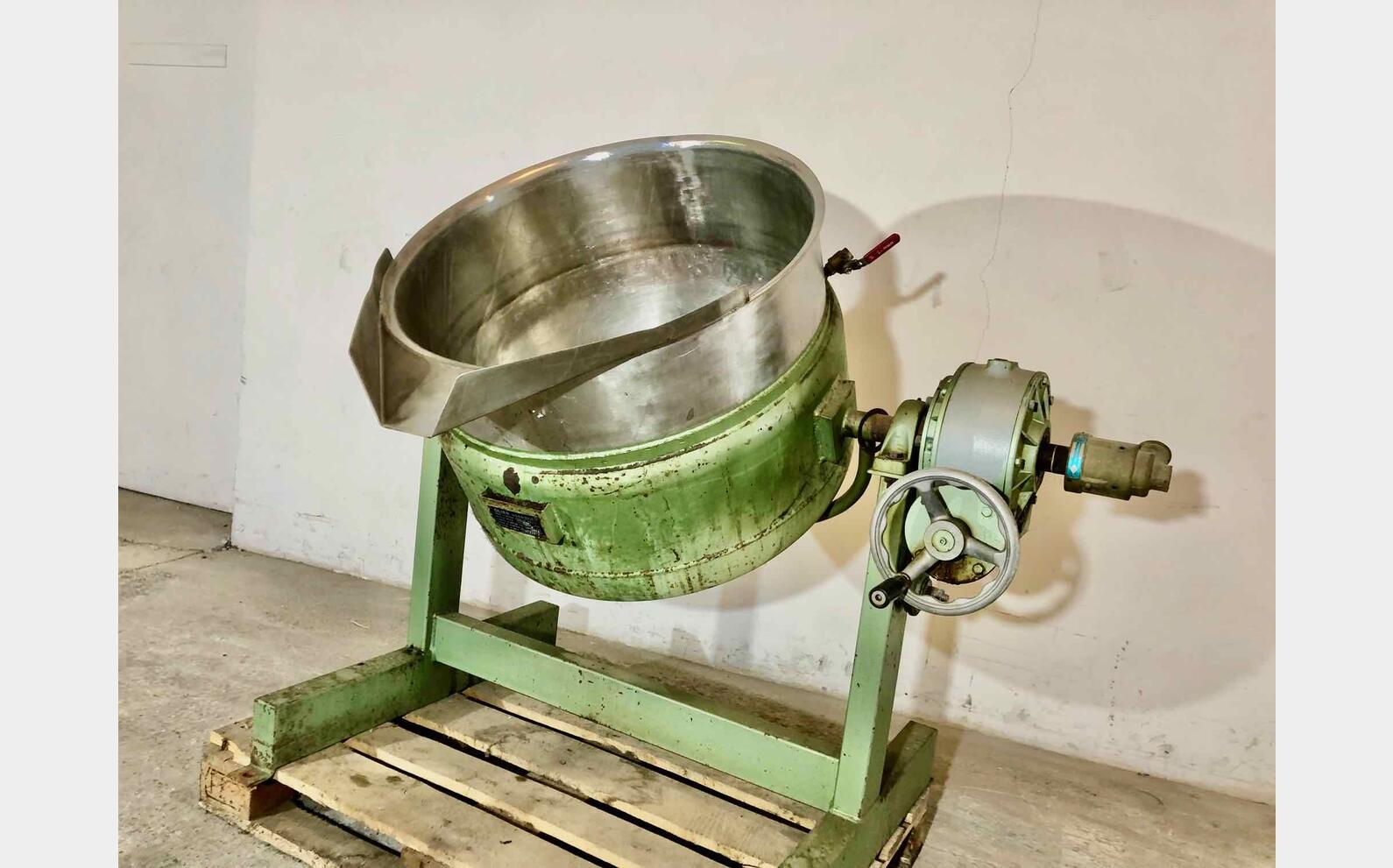 Stainless steel bowl / basin - Tilting  160 liters OLIER INGENIERIE