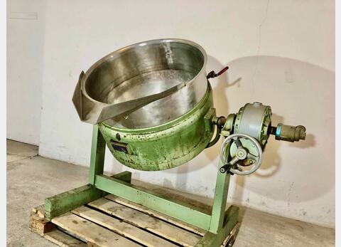 Stainless steel bowl / basin - Tilting  160 liters OLIER INGENIERIE