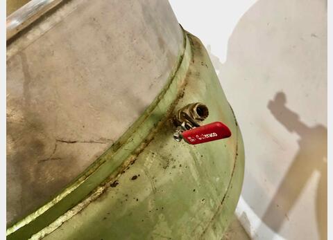 Cuve / Bassine inox - Basculante 160 litres OLIER INGENIERIE