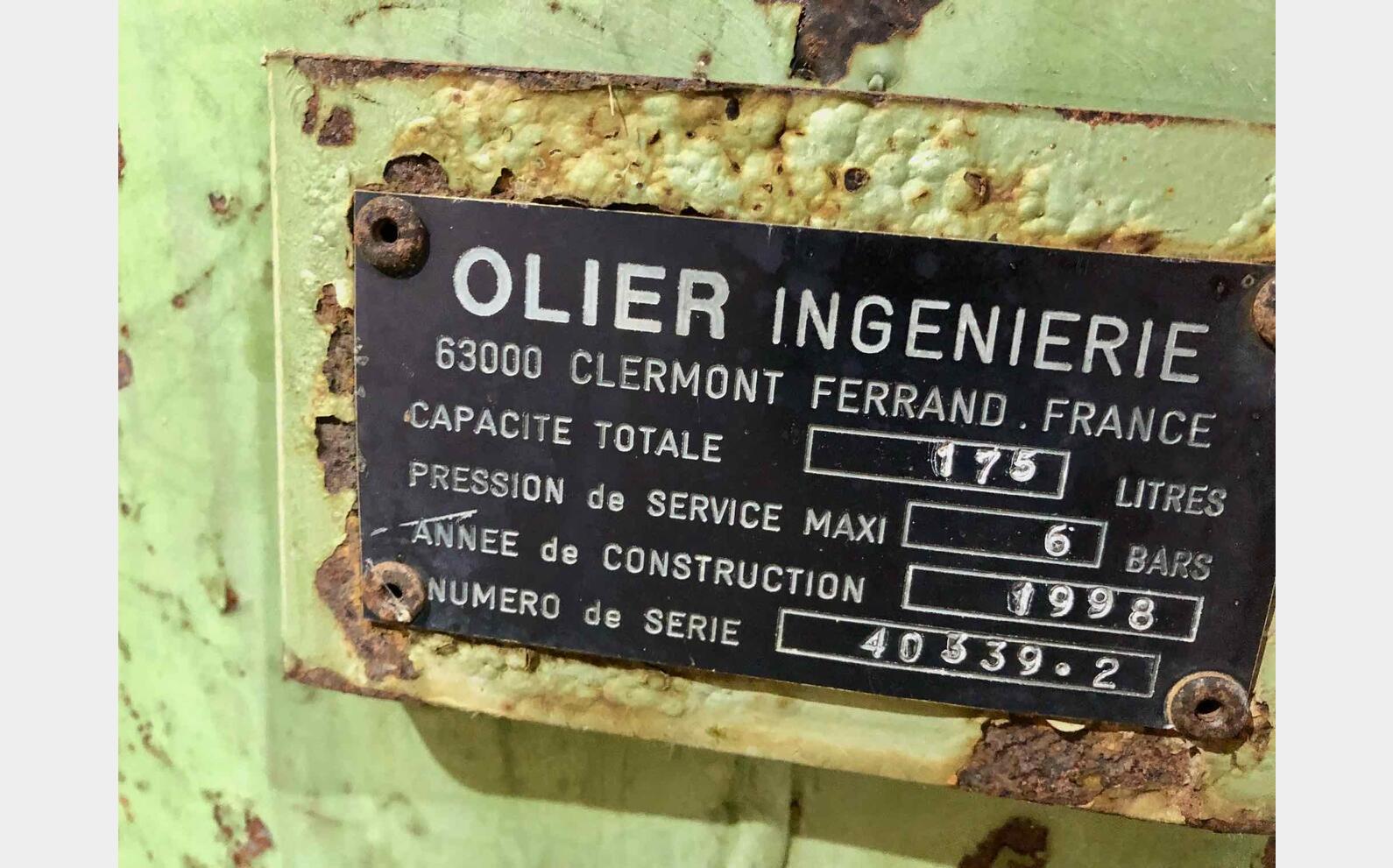 Cuve / Bassine inox - Basculante 160 litres OLIER INGENIERIE