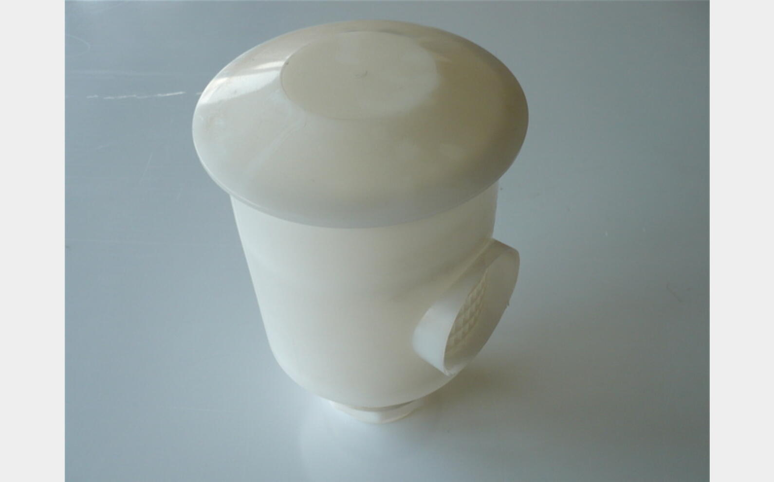 soupape double effet Alimentaire - Diam&egrave;tre 50 - 2" (50/60) Filetage + contre &eacute;crou + joint blanc