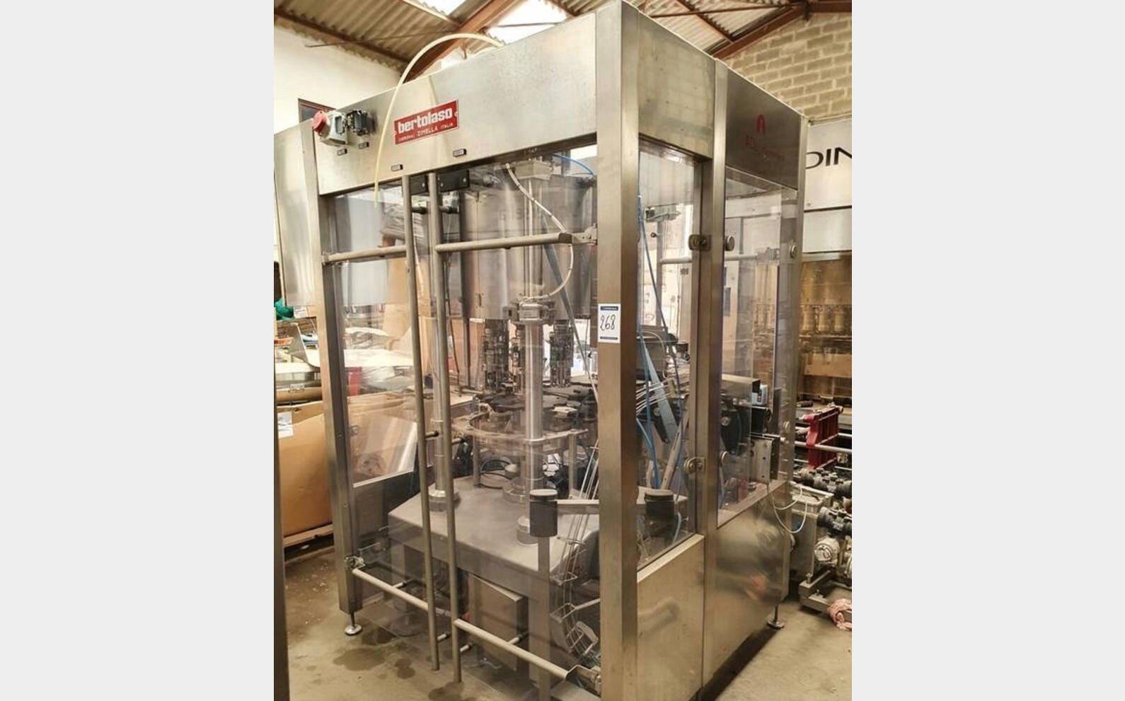 BERTOLASO - Capsuleuse Cadence : 8000 Bt/heure BERTOLASO