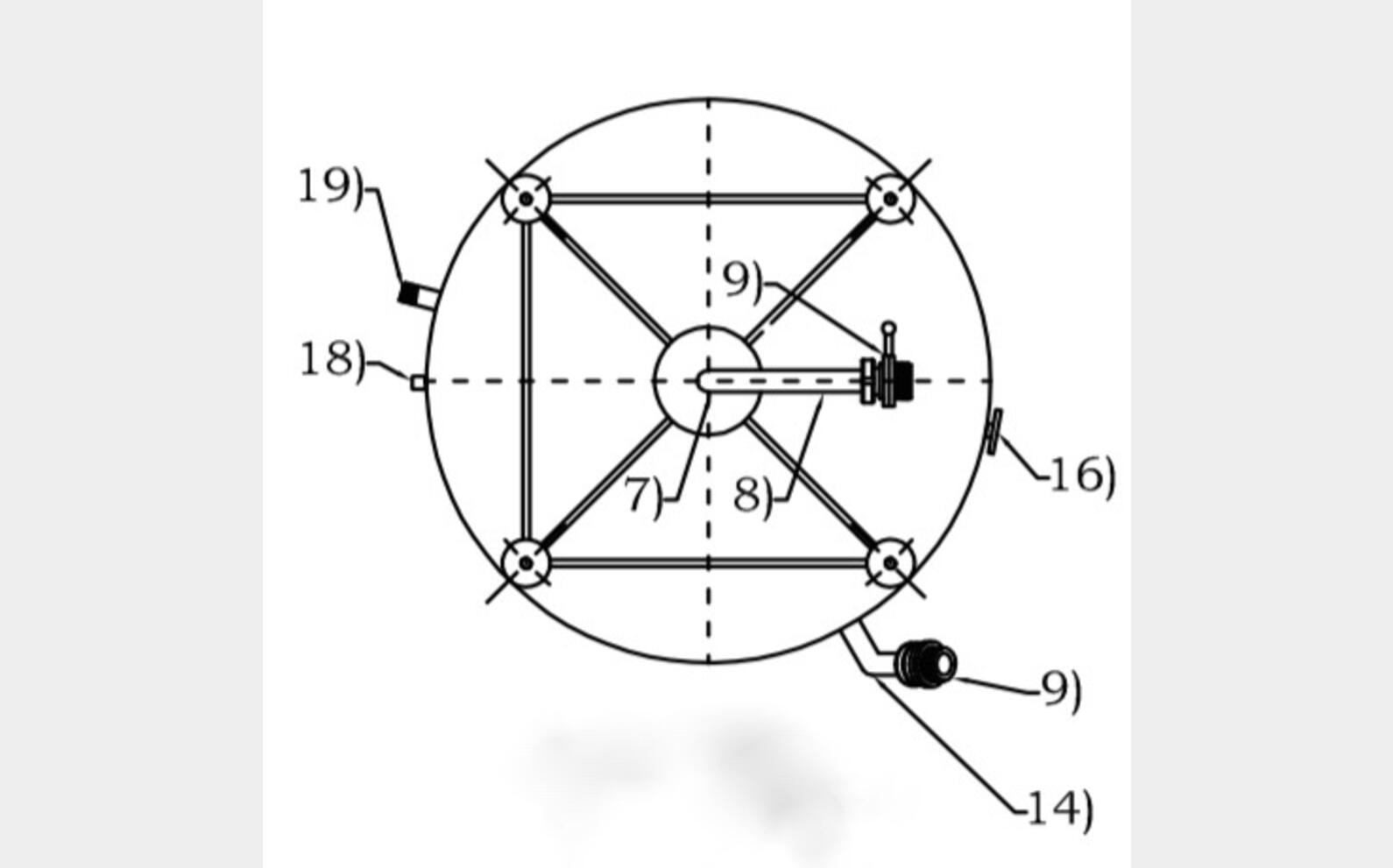 Cuve ferm&eacute;e sur pieds cylindro conique MATERIEL NEUF