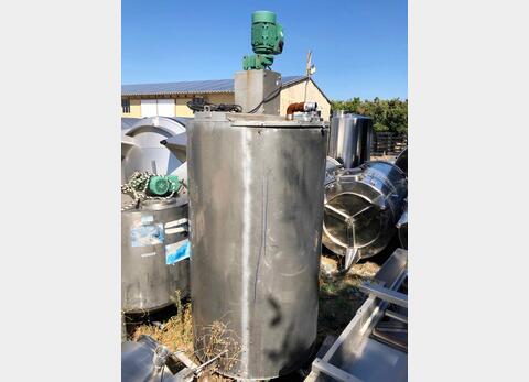 Stainless steel mixing tank