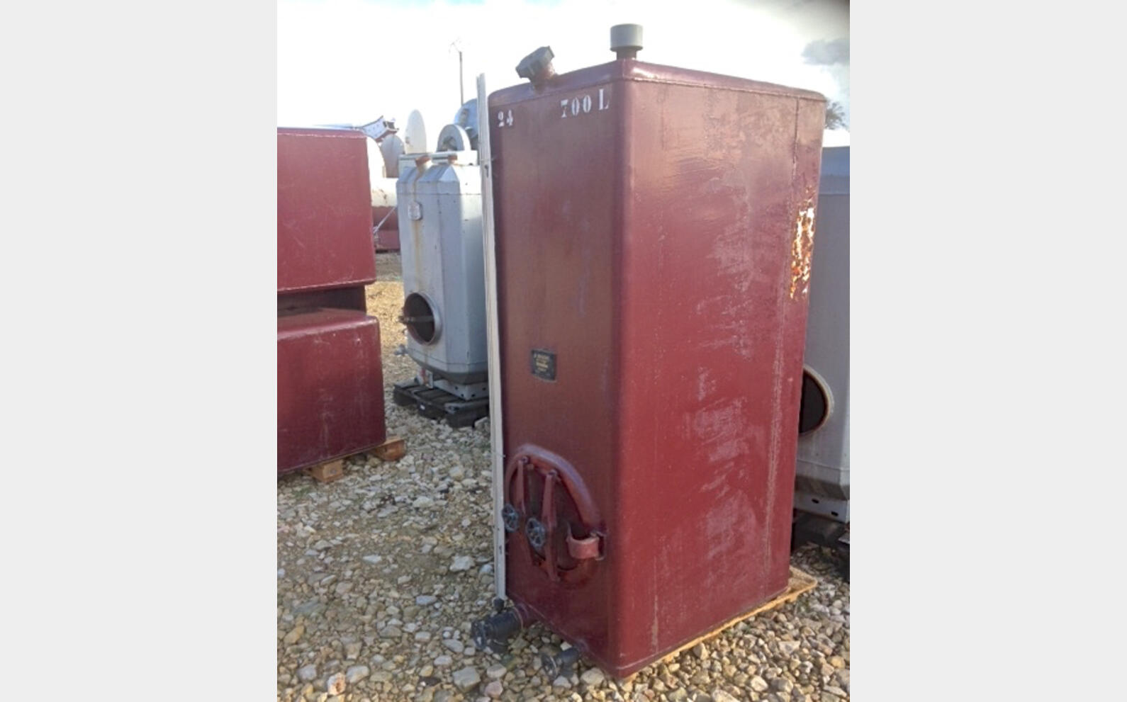 Cuve acier de 7.5 hls