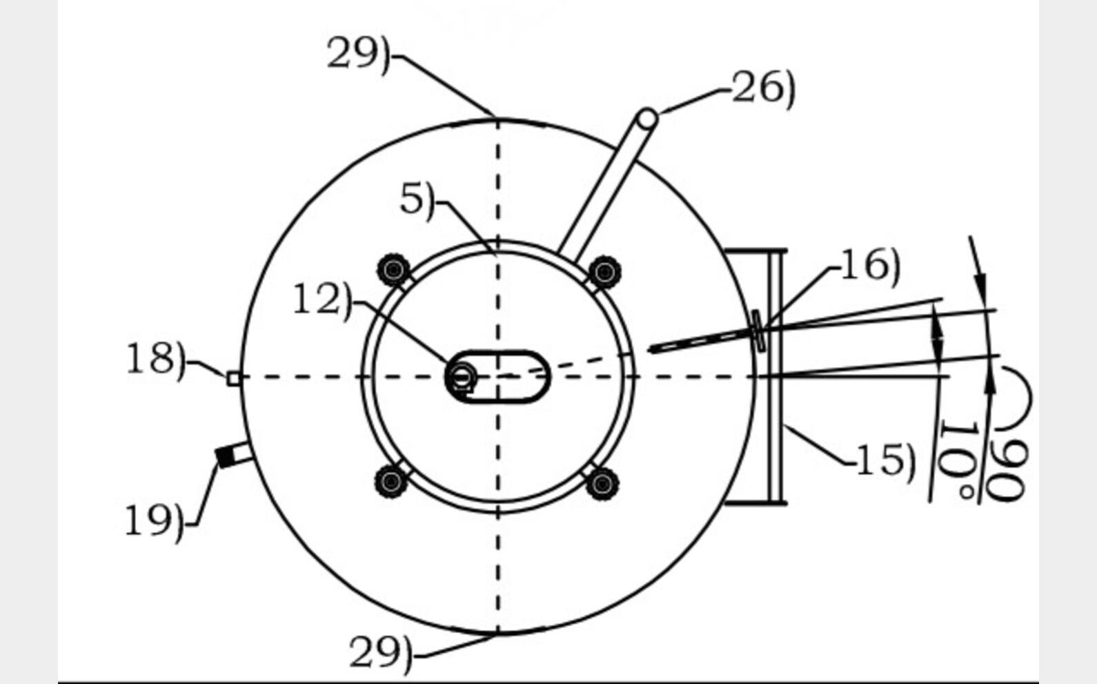 Cuve ferm&eacute;e sur pieds cylindro conique MATERIEL NEUF