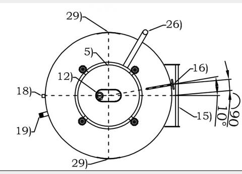 Cuve ferm&eacute;e sur pieds cylindro conique MATERIEL NEUF