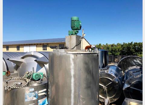 Stainless steel mixing tank 25 HL (2 500 liters)