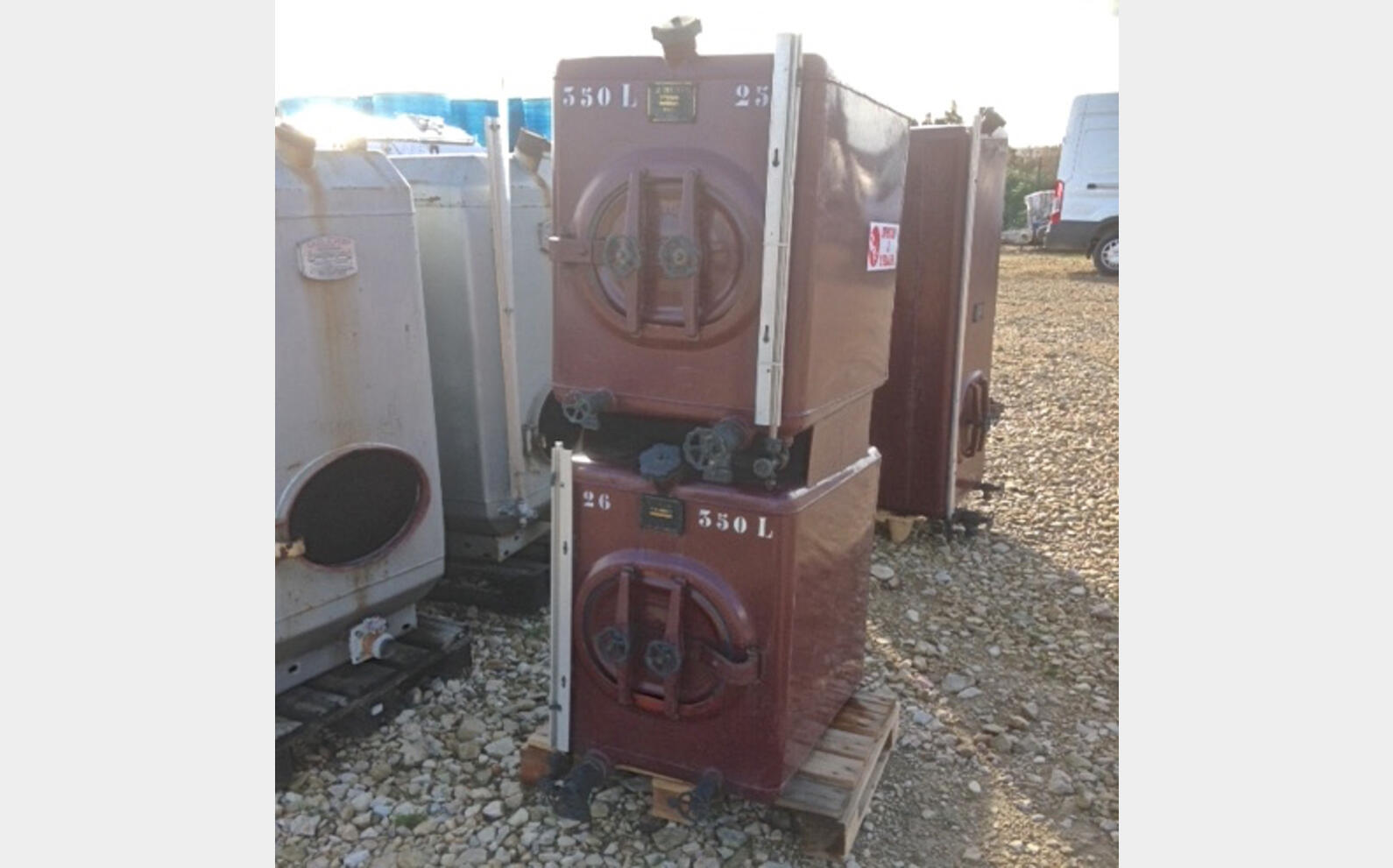 Cuve acier de 3.5 hls