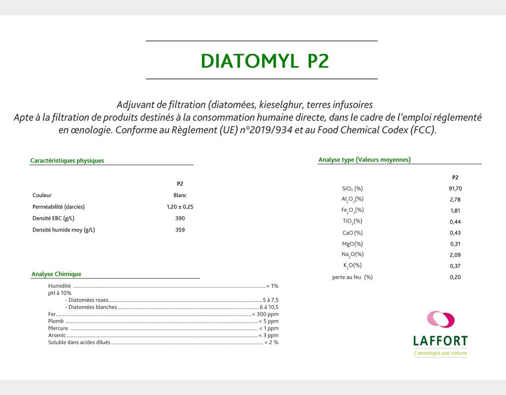 Diatomaceous earth bag - P2 Laffort