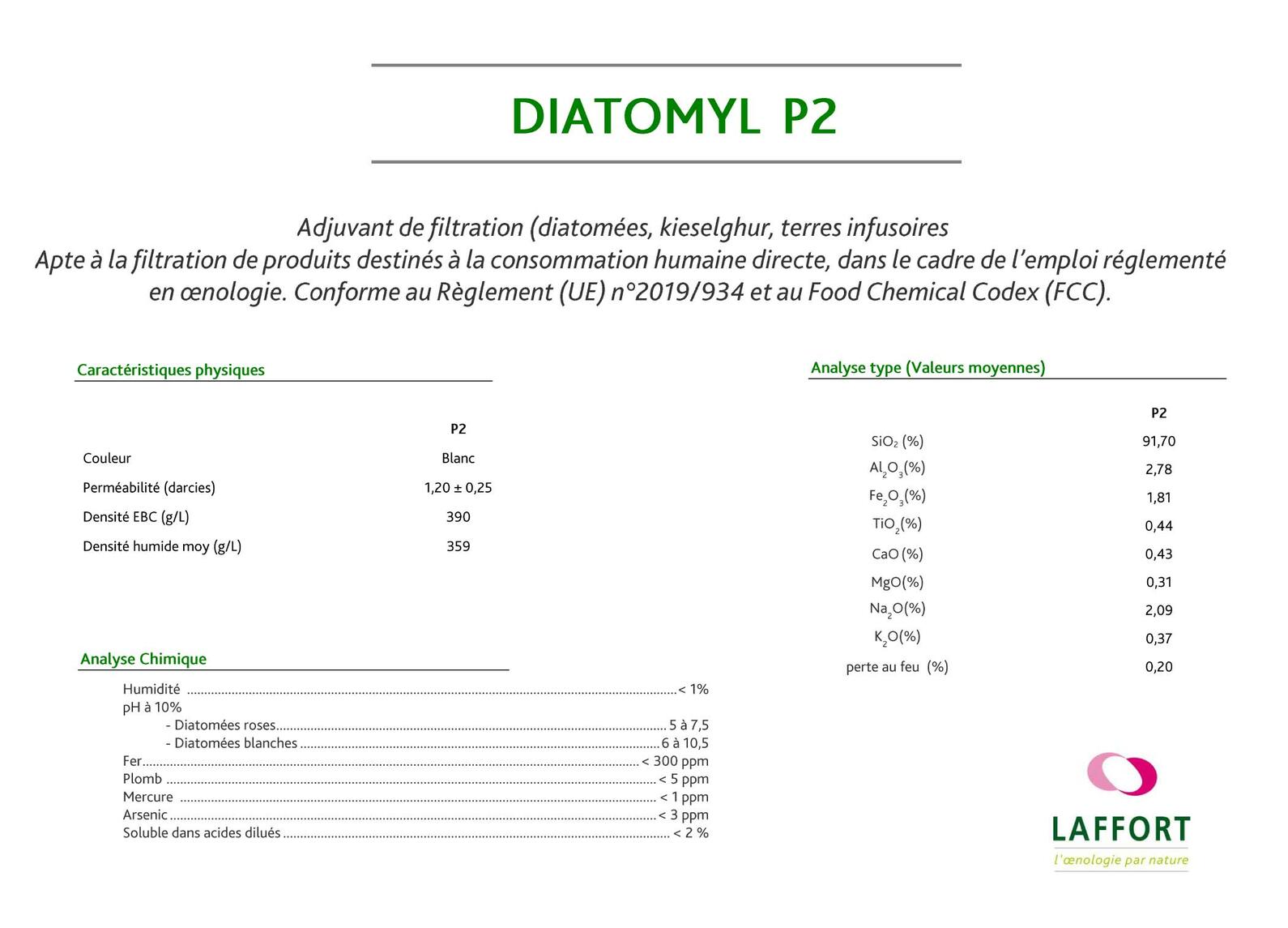 Terre diatomée - P2 - 1 palette de 28 sacs