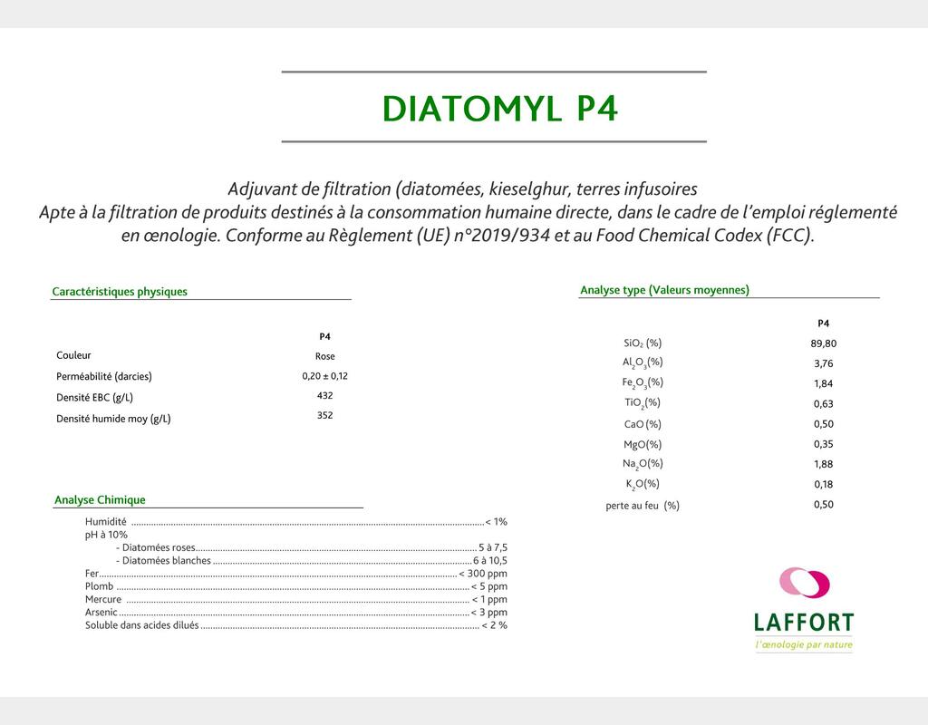 Diatomaceous earth bag - P4 Laffort