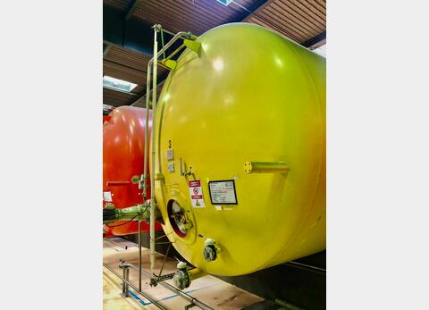 Cuve de stockage acier revêtu - Cuve de prise de mousse - Horizontale