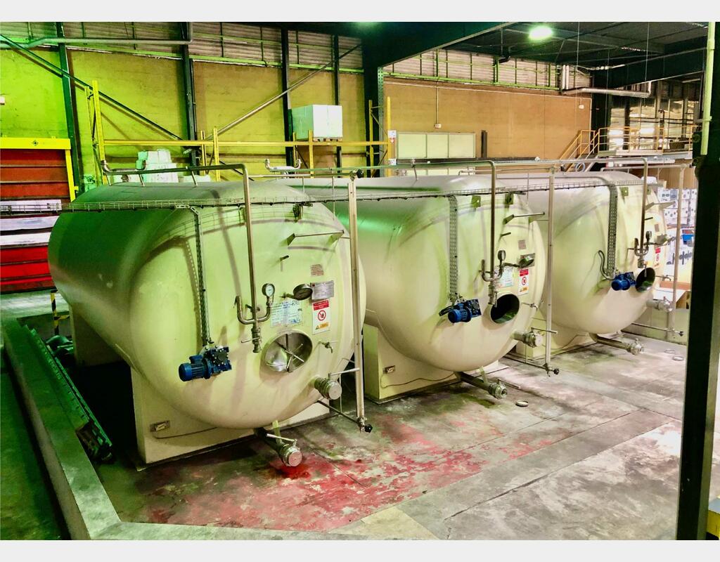 Cuve acier rev&ecirc;tu - Prise de mousse 215 HL (21 500 litres) SIRIO ALIBERTI