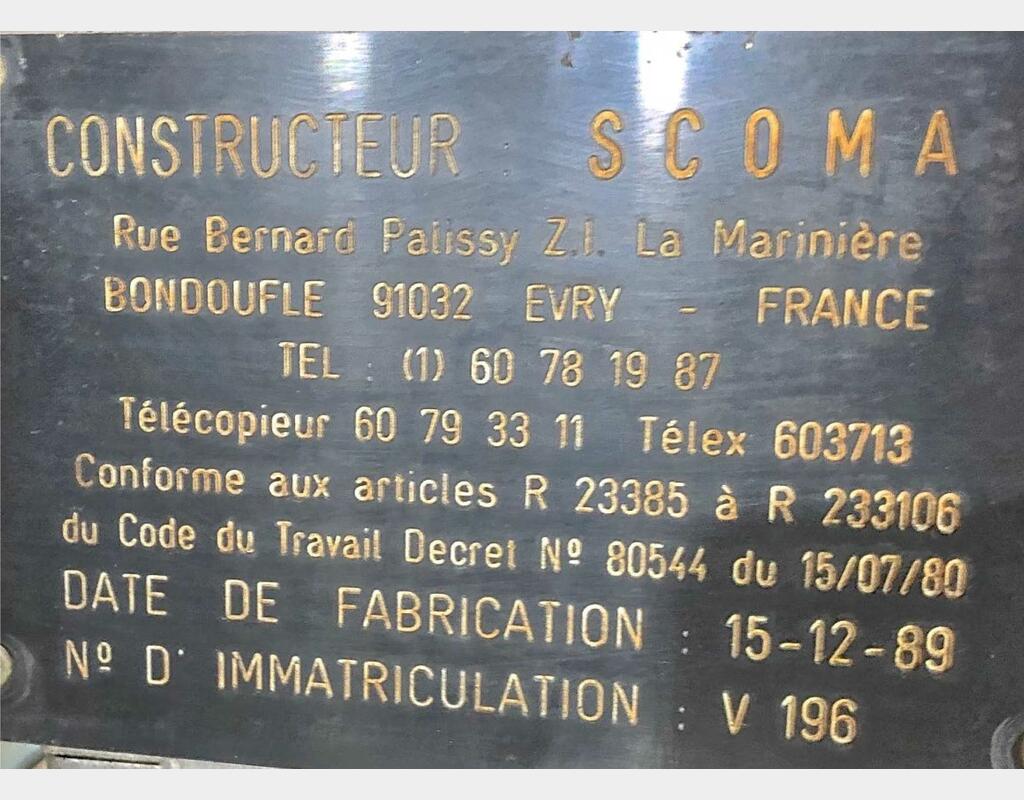 Tireuse SCOMA - 32 becs