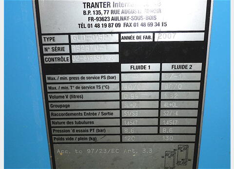 &eacute;changeur &agrave; plaques Type : GLD-013P