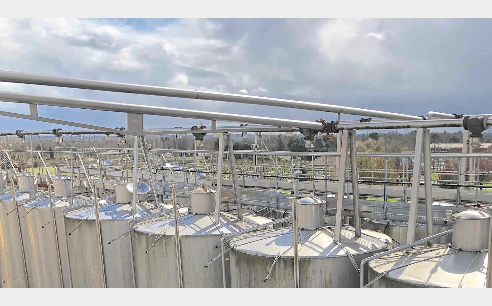 Lot stainless steel vintage piping with bronze valves