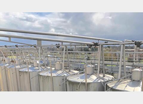 Lot stainless steel vintage piping with bronze valves