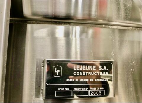 Stainless steel tank 304 53 HL (5 300 liters) LEJEUNE