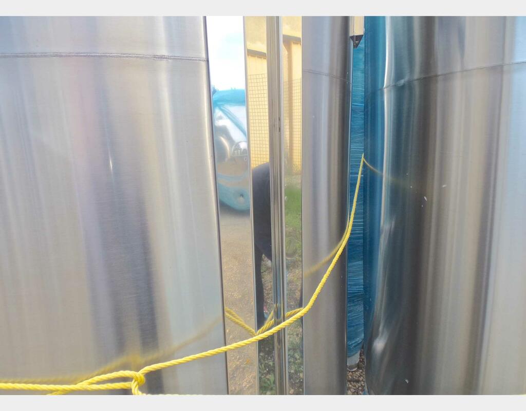 304 stainless steel tank - Model SPABP2150 - Curved bottom - Floating hat