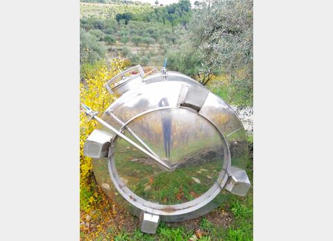 Stainless steel tank 90 HL (9 000 liters) SERBATOIO INOX