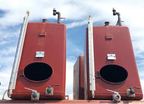 Steel tank 1150 L MIROIR BRAUTHITE