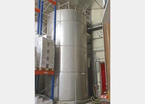 cuve stockage inox fond plat