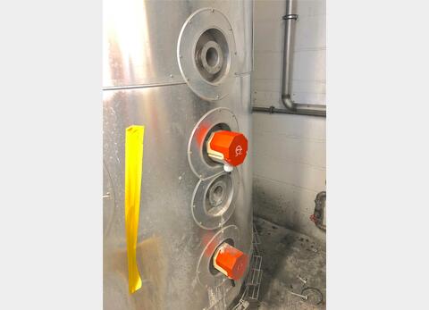 Insulated stainless steel storage tank