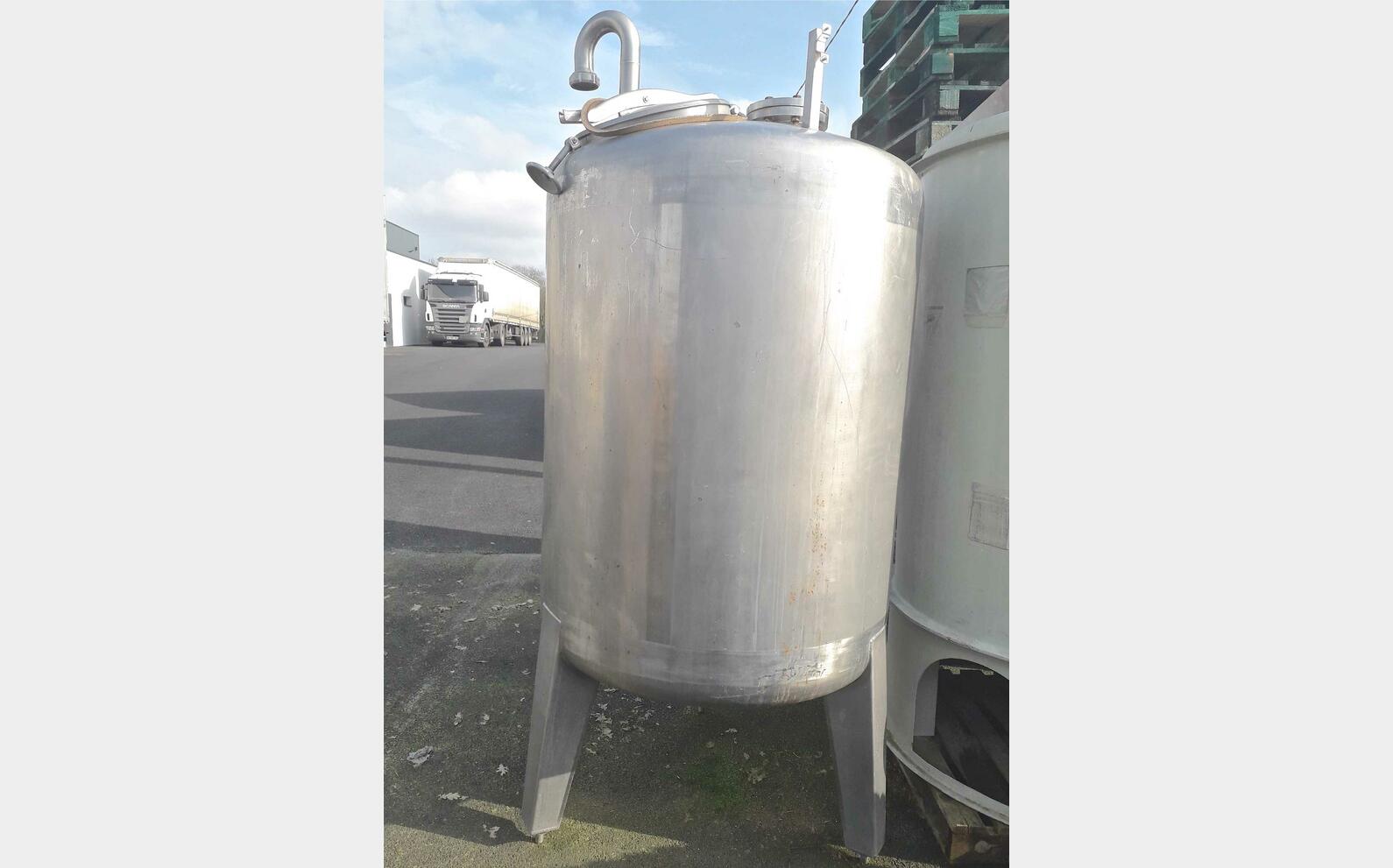 Cuve de stockage inox - Volume :