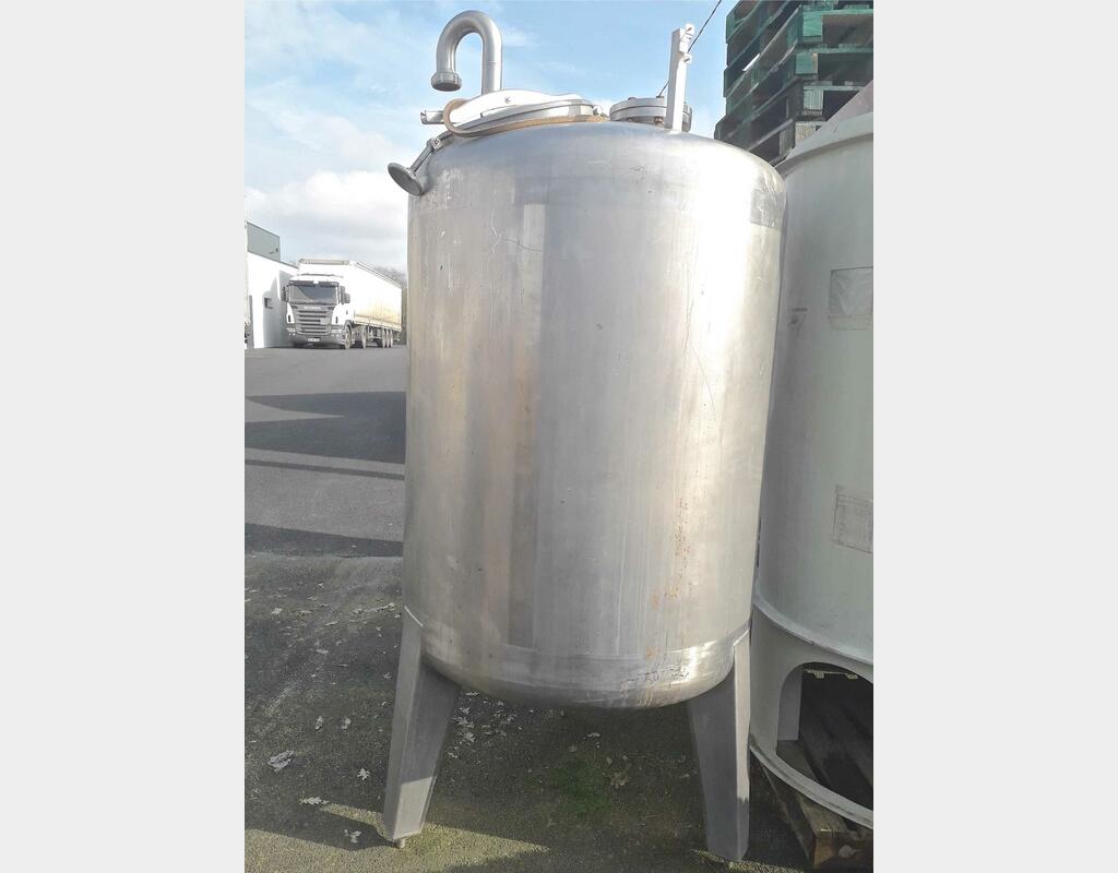 Cuve de stockage inox - Volume :