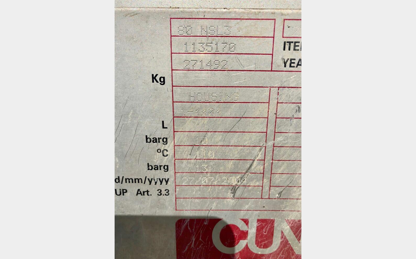 Filtre cartouche CUNO LSDH18 Mod 80NSL3