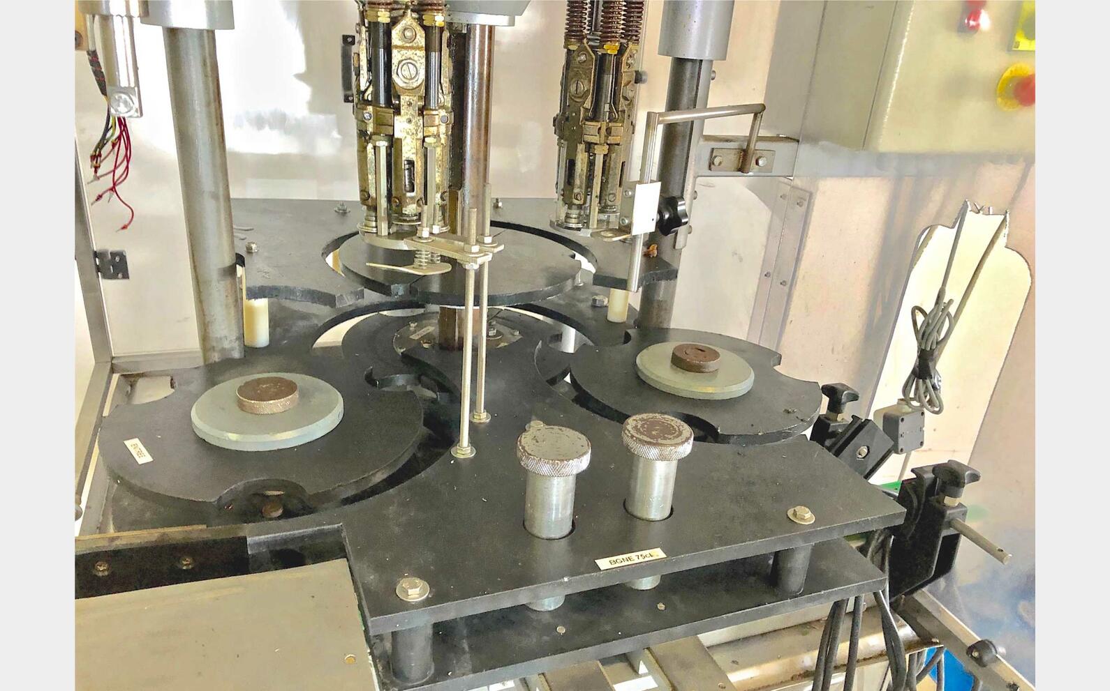 Screw capper - ZALKIN 3 heads with hopper ZALKIN