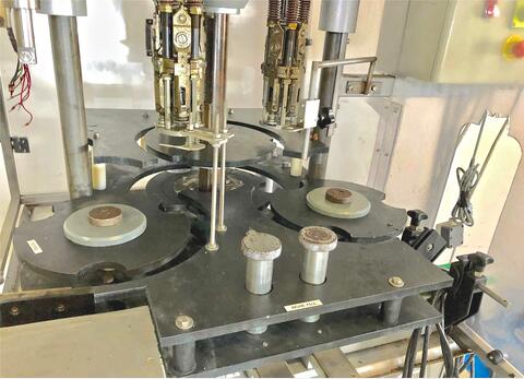 Screw capper - ZALKIN 3 heads with hopper ZALKIN