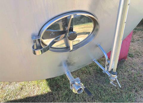 Cuve inox horizontale ALFA LAVAL