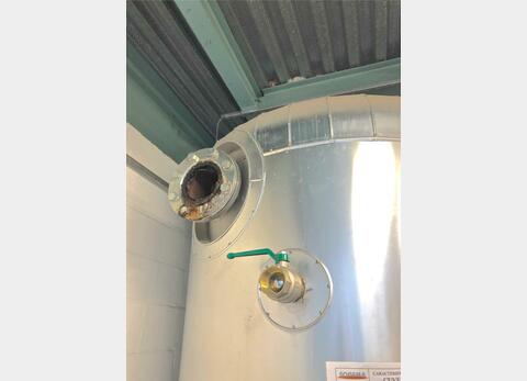 Insulated stainless steel storage tank