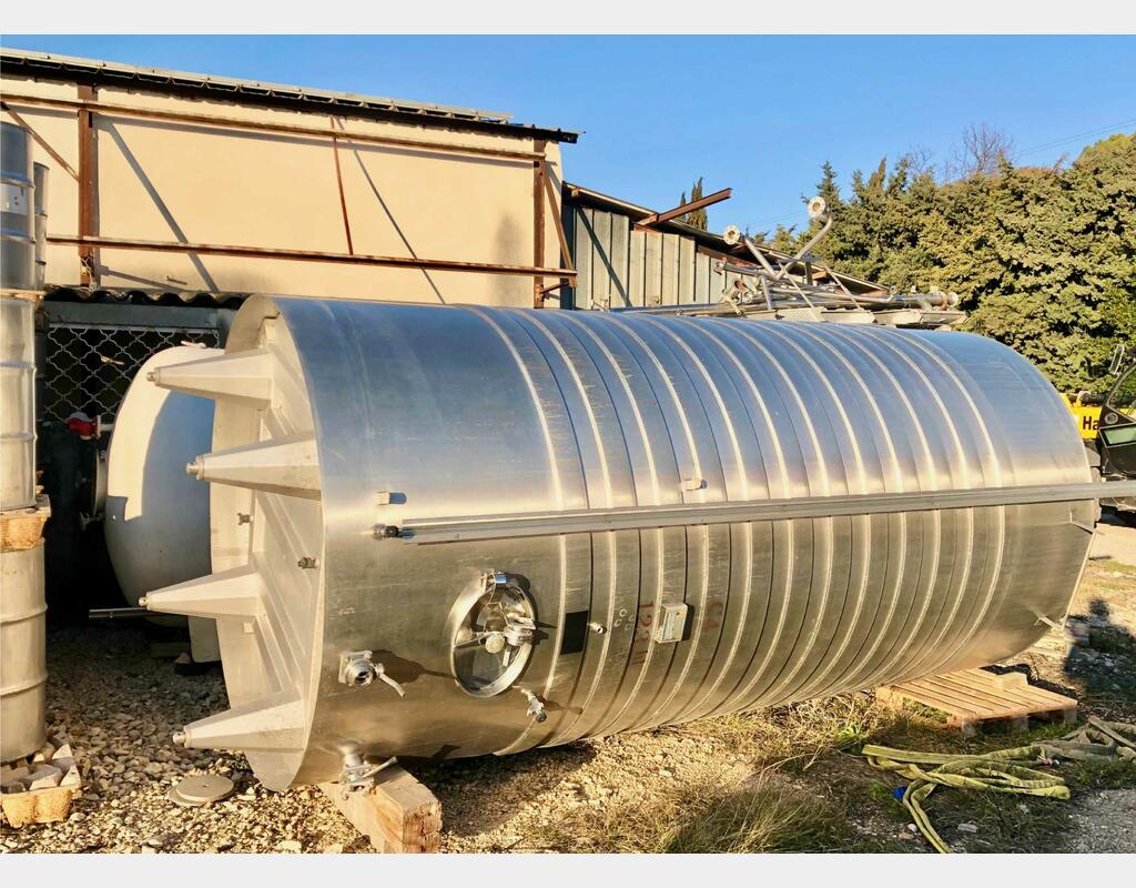 316 stainless steel storage tank 123 HL (12 300 liters) PIERRE GUERIN