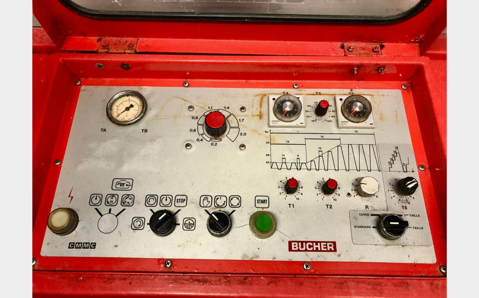 Pressoir - RPS 37 37 HL (3 700 litres) BUCHER