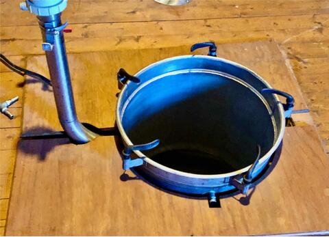 Stainless steel tank - Compartmentalised 225 HL + 123 HL (34 800 liters)