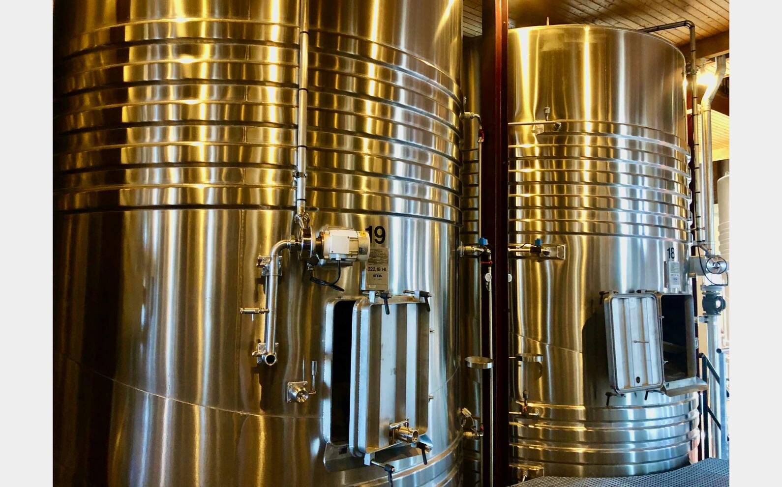 Cuve inox 304 - Thermor&eacute;gul&eacute;e 225 HL + 123 HL (34 800 litres) ETA