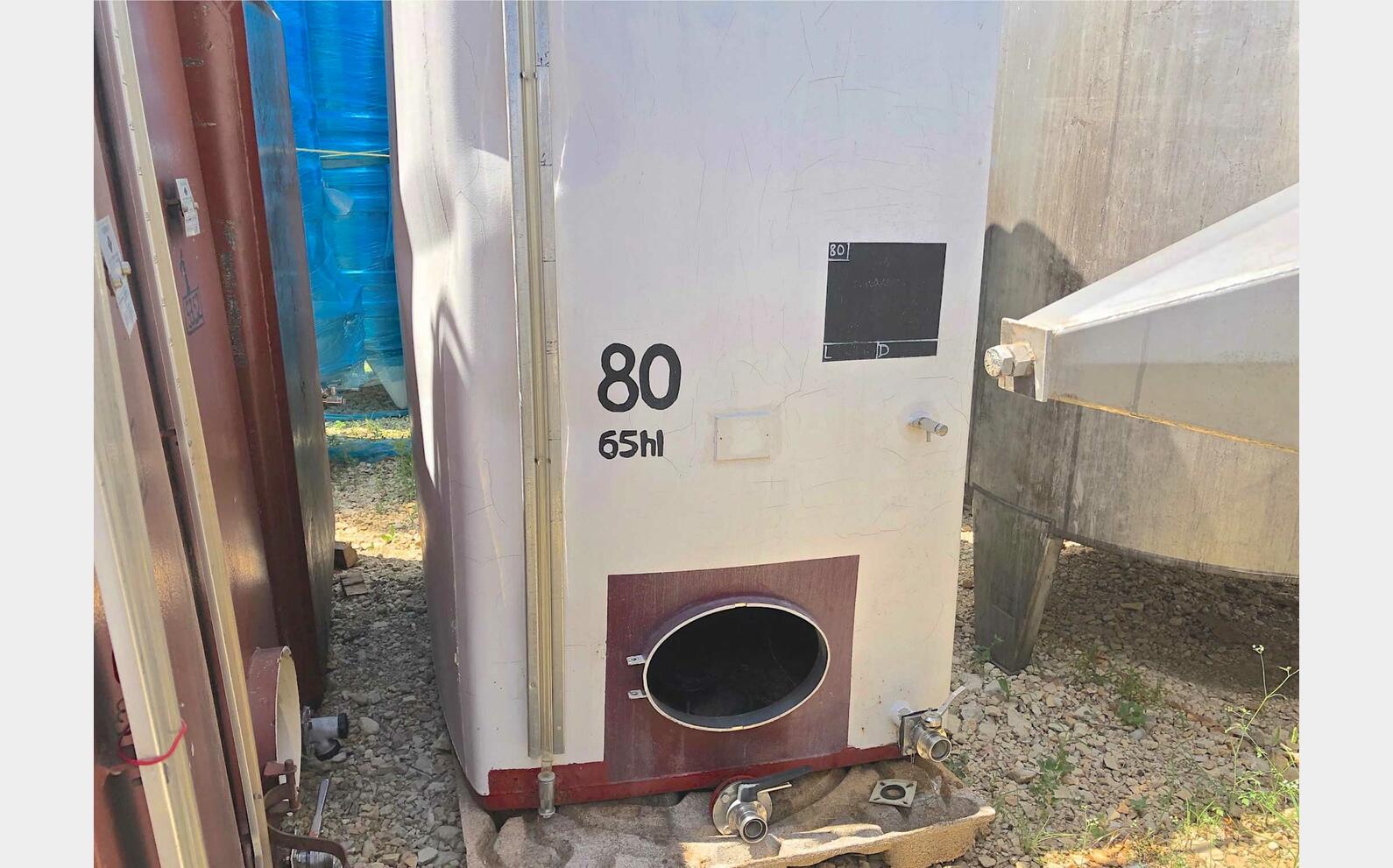 Cuve acier rev&ecirc;tu