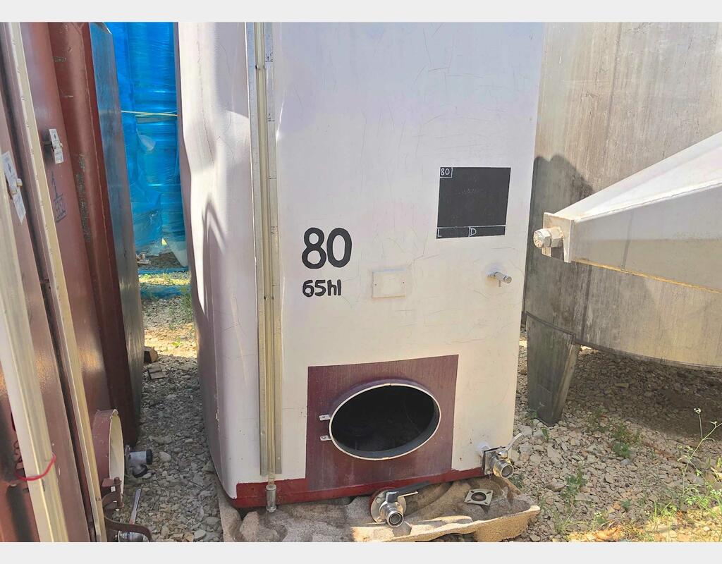 Cuve acier rev&ecirc;tu