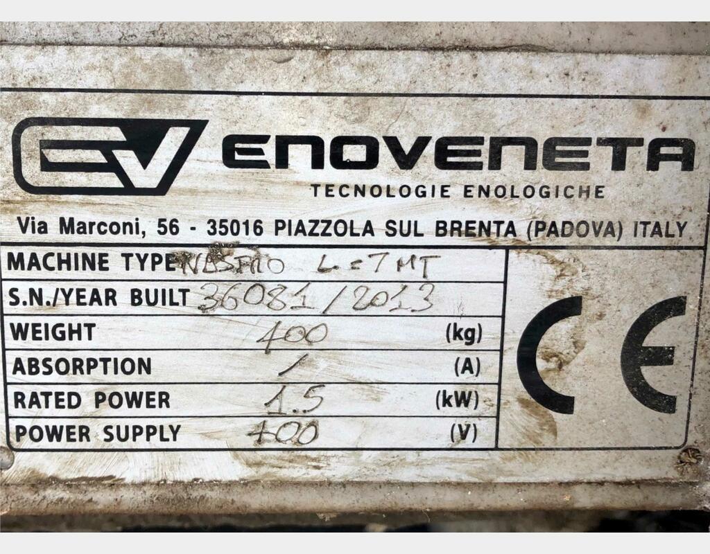 Tapis élévateur à tasseaux - Marque : ENOVENETA