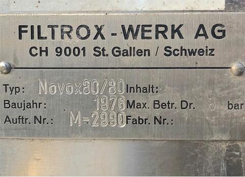 Filtre &agrave; plaques - NOVOX 800 SHO19 FILTROX