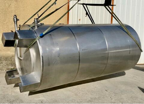 Stainless steel tank - Conical bottom on legs