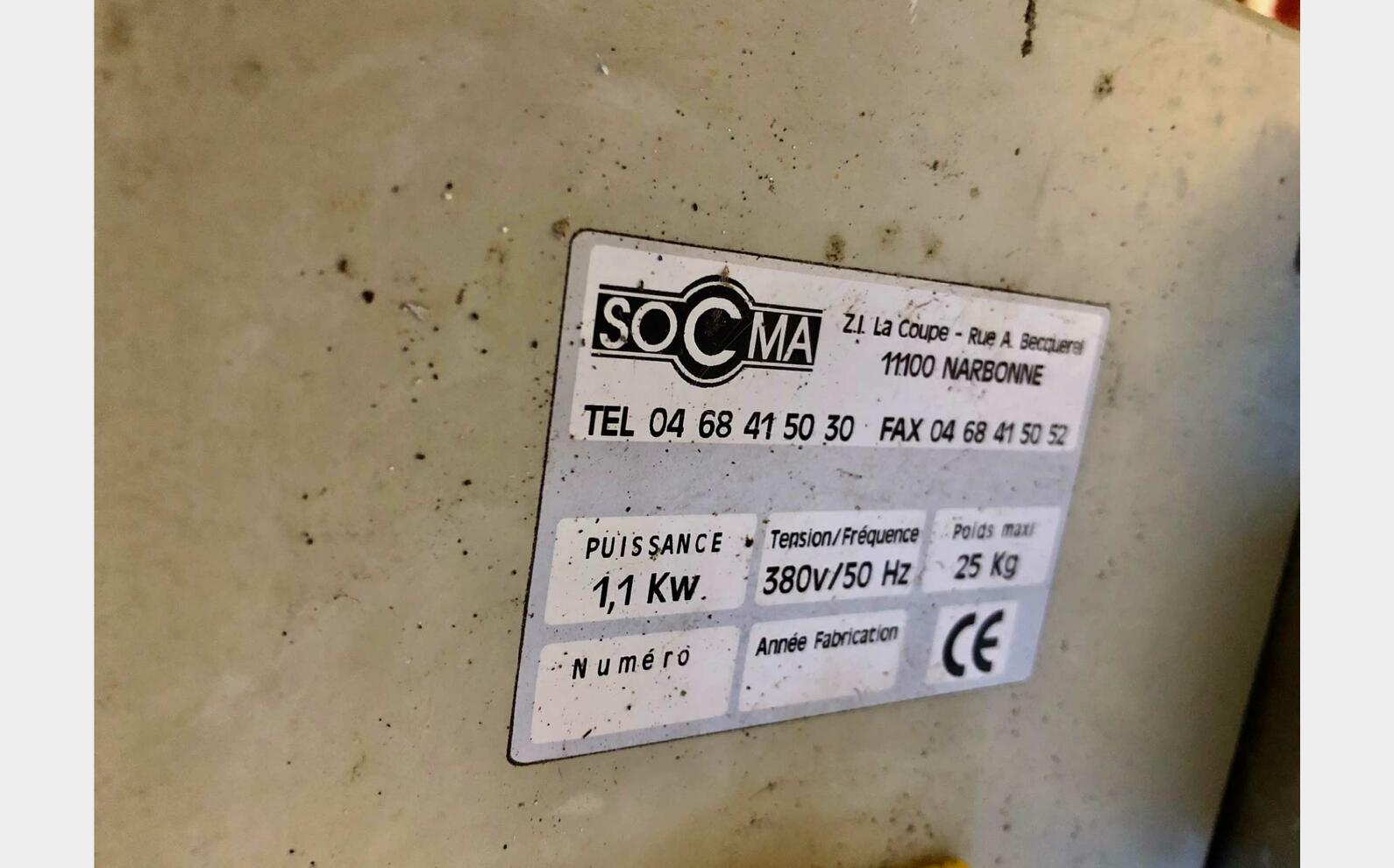 &Eacute;greneur pendulaire 7 &agrave; 20 tonnes / heure SOCMA