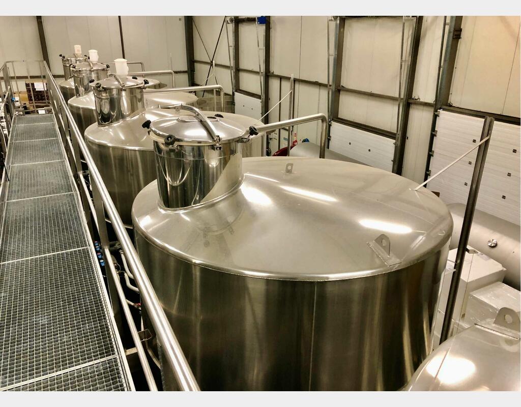 Cuve inox 316L - Tronconique
