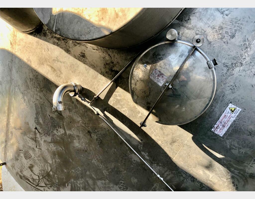 316L agitated stainless steel tank - Double jacketed and insulated circuit